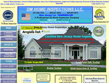 Tablet Screenshot of dmhomeinspections.net